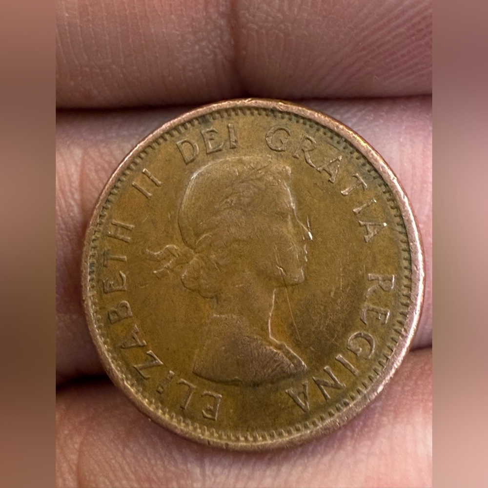 1961 Canada 1 Cent Coin